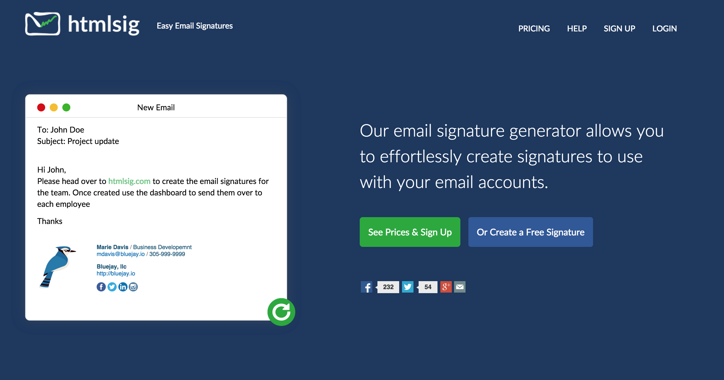 create email signature with logo